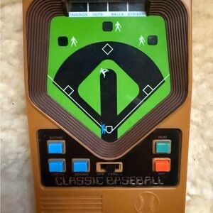 Mattel Classic Baseball Handheld Electronic Game 2001  2302CL Baseball